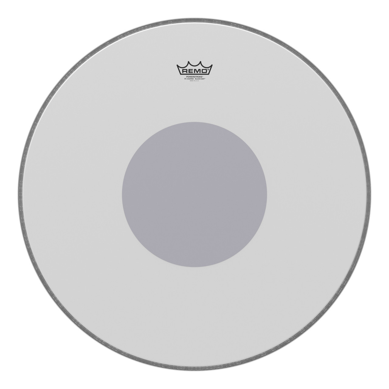 Remo 24" Powerstroke 3 Coated Bass Drum Head with Black Dot Remo 24" Powerstroke 3 Coated Bass Drum Head with Black Dot