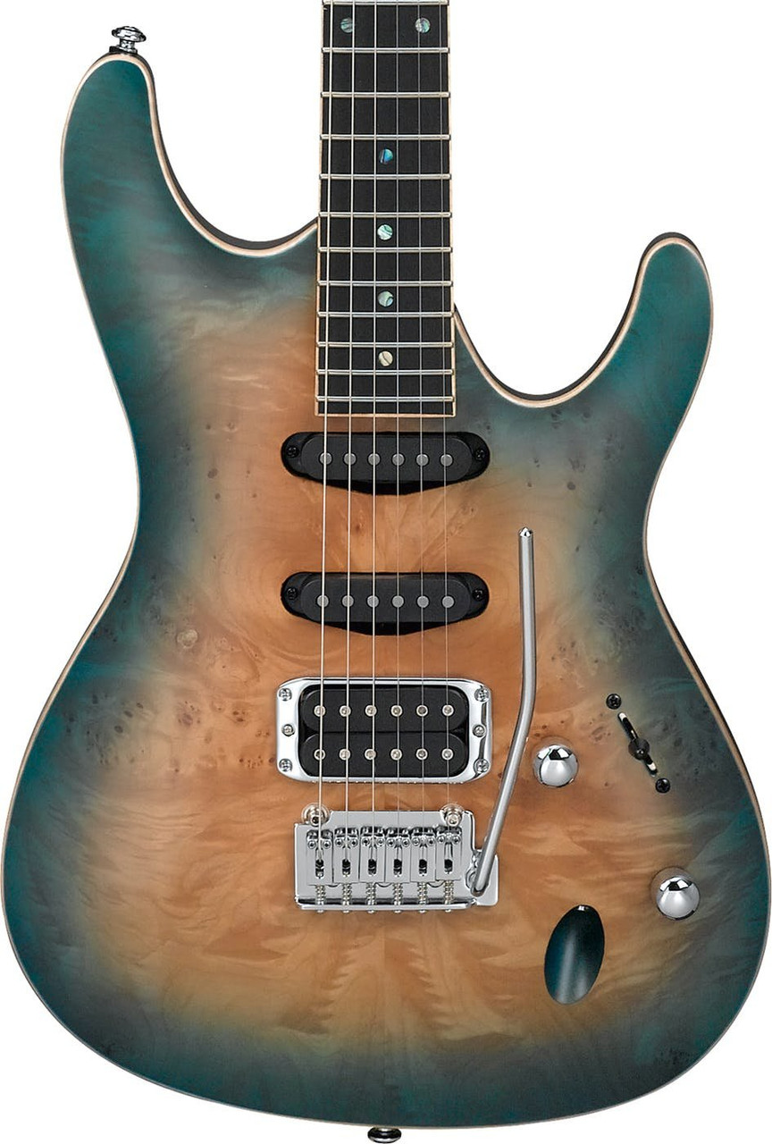 Ibanez SA460MBW-SUB Electric Guitar In Sunset Blue Burst