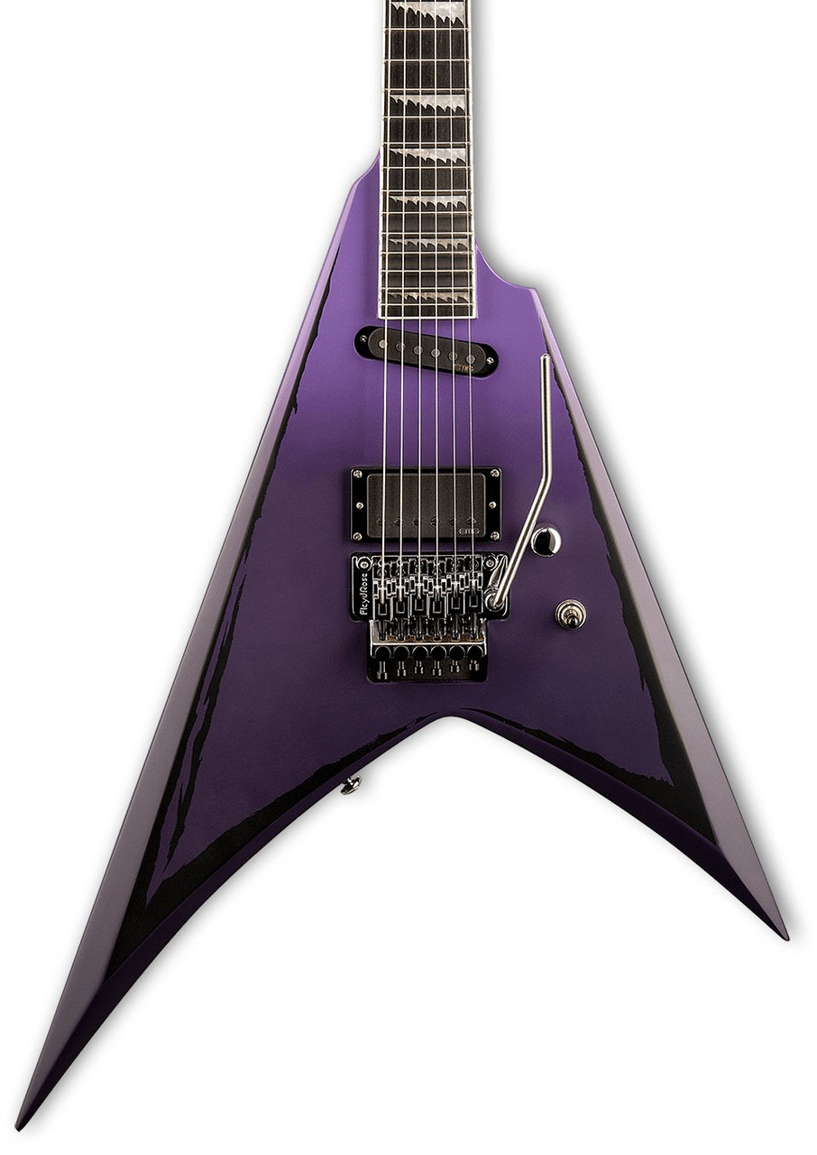 ESP LTD Signature Alexi Laiho Purple Fade Satin in Ripped