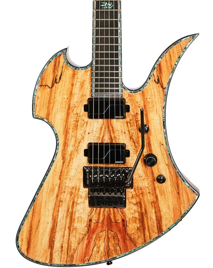 BC Rich Extreme Series Mockingbird Exotic Electric Guitar with Floyd Rose in Spalted Maple BC Rich Extreme Series Mockingbird Exotic Electric Guitar with Floyd Rose in Spalted Maple