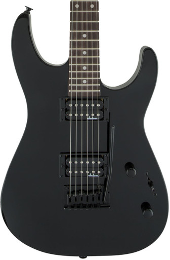 Jackson JS227T Dinky 7-String in Satin Black with Amaranth