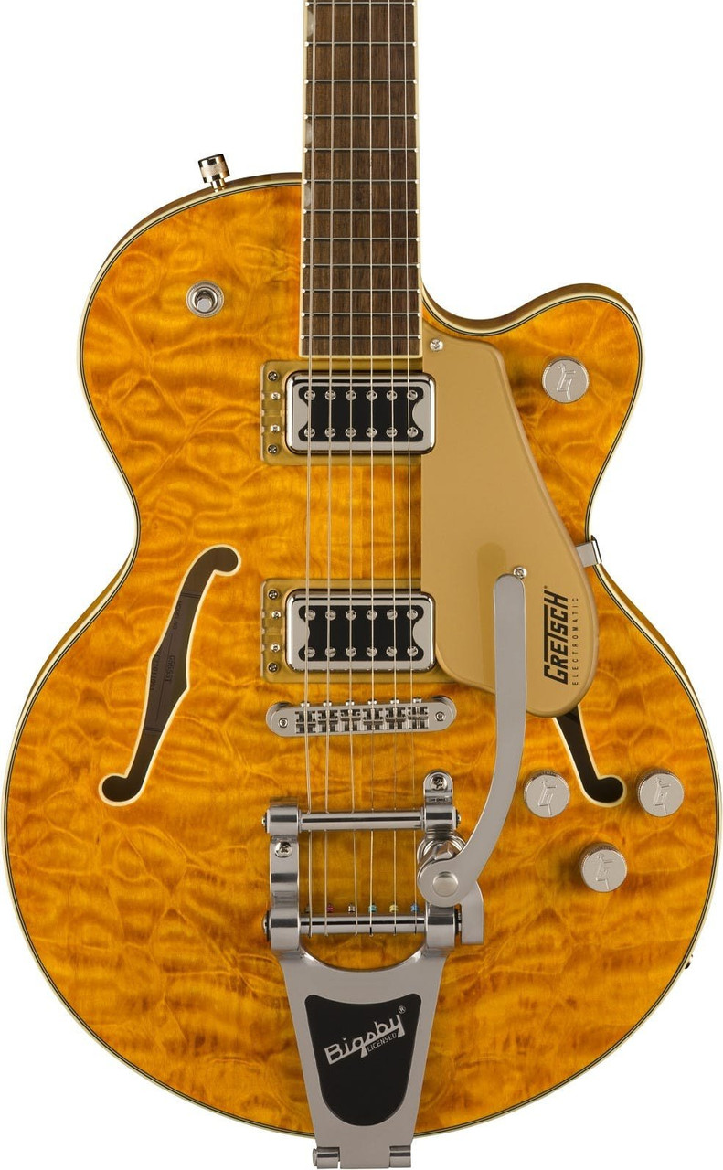 Gretsch G5655T QM Electromatic Center Block Jr. Single Cut Semi-Hollow Electric Guitar in Speyside Gretsch G5655T QM Electromatic Center Block Jr. Single Cut Semi-Hollow Electric Guitar in Speyside