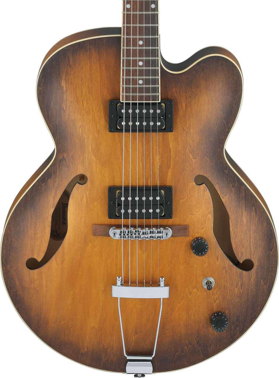 Ibanez AF55 Semi-Hollow Electric Guitar in Tobacco Flat