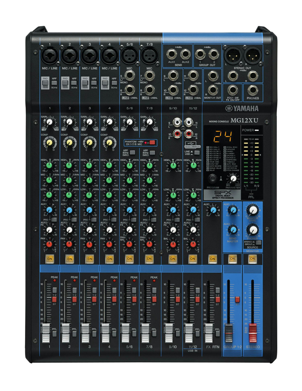 Yamaha MG10XU 10-Channel USB Mixing Desk with FX - Andertons Music Co.
