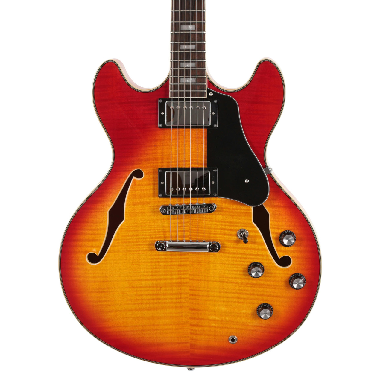 Sire Larry Carlton H7 Semi-Hollow Electric Guitar in Cherry Sunburst Sire Larry Carlton H7 Semi-Hollow Electric Guitar in Cherry Sunburst