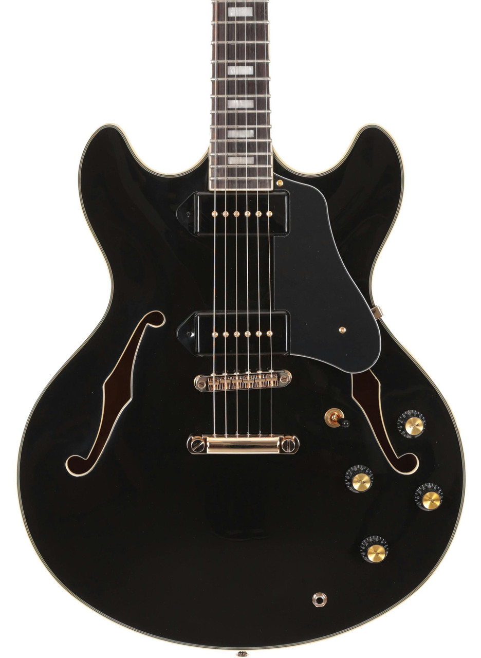 Sire Larry Carlton H7V Semi-Hollow Electric Guitar in Black Sire Larry Carlton H7V Semi-Hollow Electric Guitar in Black