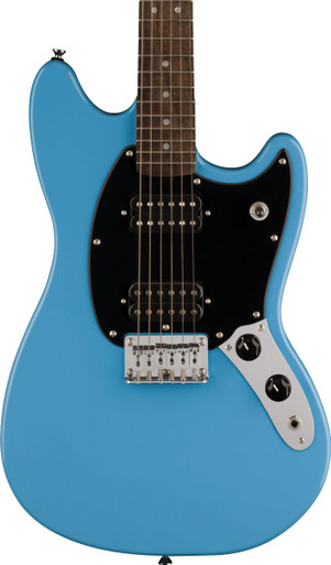 【美品】Squier Mustang California Blue Squier Sonic Mustang HH Electric Guitar in California Blue