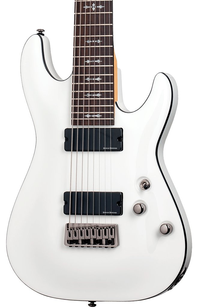 Schecter DEMON-8 in Vintage White Schecter DEMON-8 in Vintage White