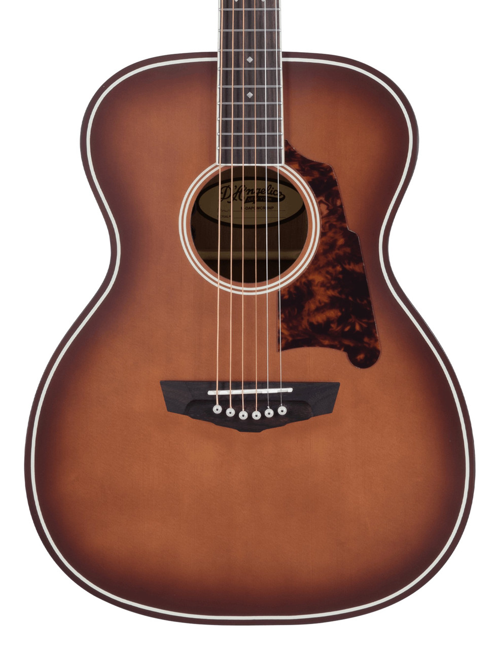 D'Angelico Premier Tammany Electro Acoustic in Caramel Burst