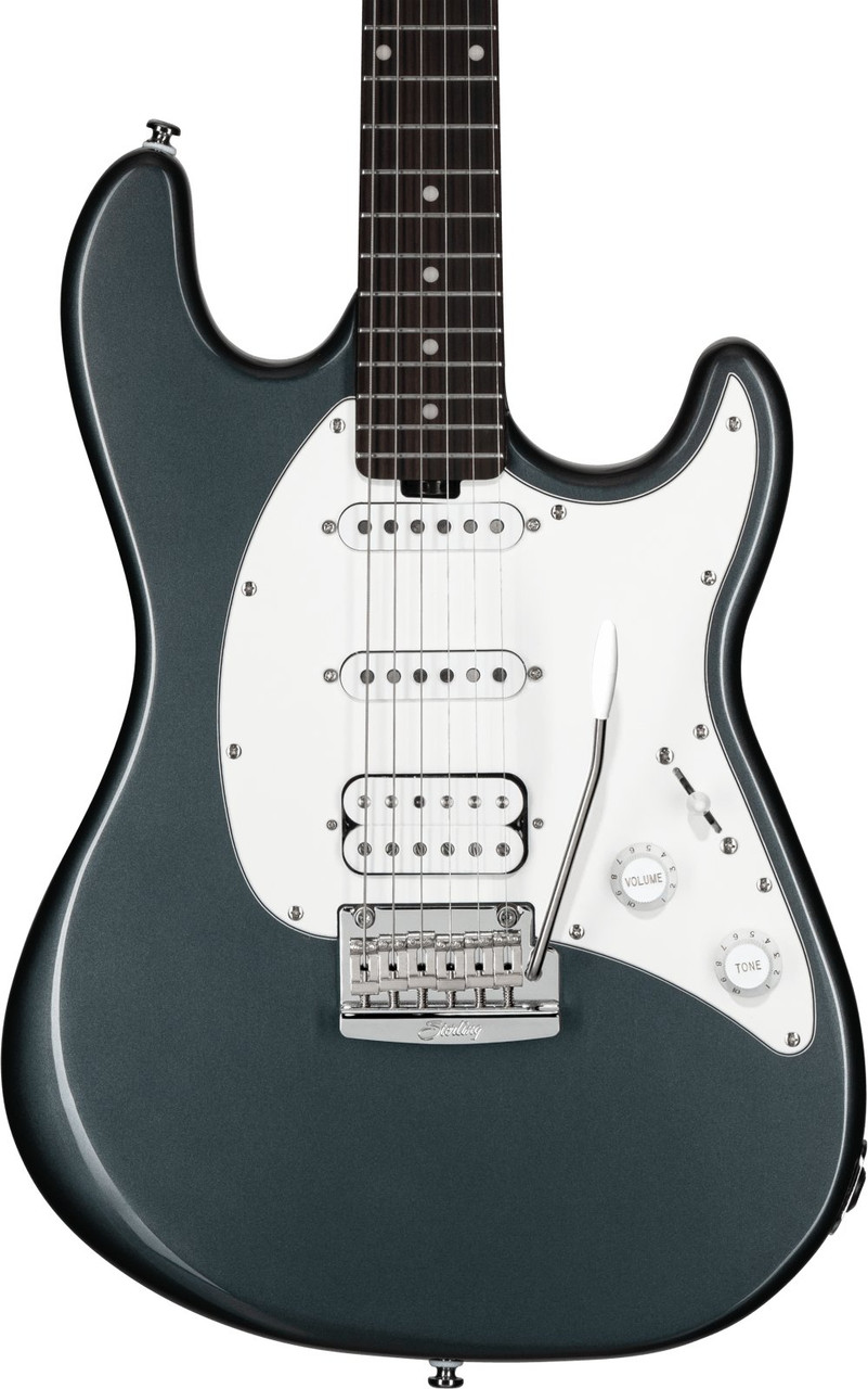 Sterling by Music Man Cutlass CT50 HSS in Charcoal Frost Sterling by Music Man Cutlass CT50 HSS in Charcoal Frost