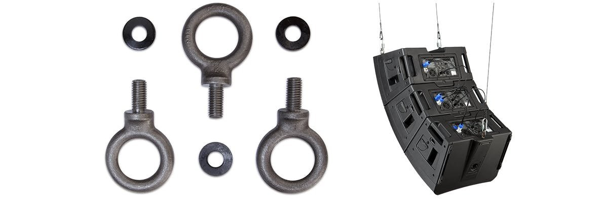 QSC M10 KIT-C Eyebolt Kit For Suspending Loudspeakers QSC M10 KIT-C Eyebolt Kit For Suspending Loudspeakers
