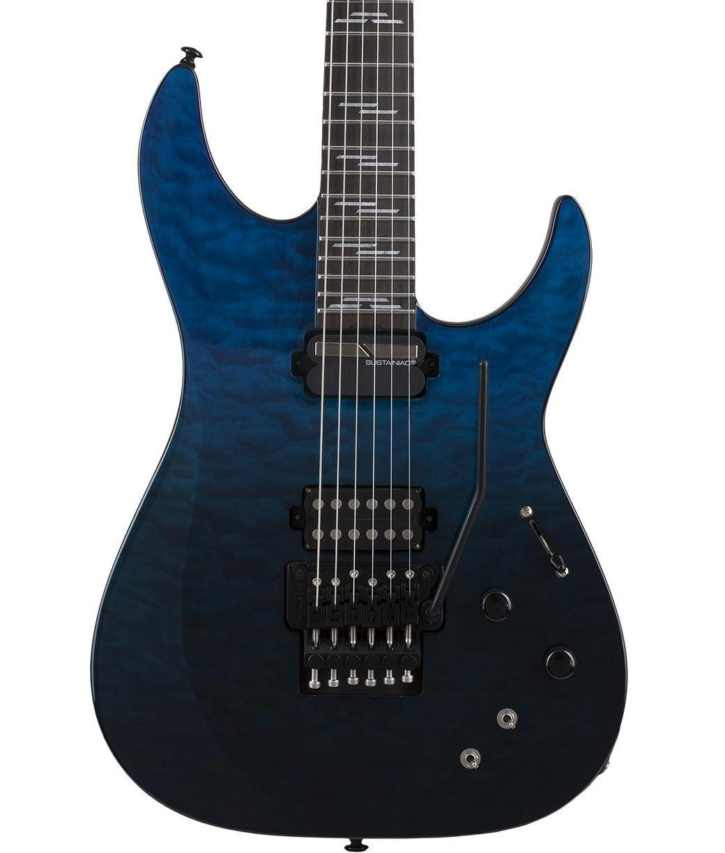 Schecter Elite in Reaper-6 Deep Ocean Blue