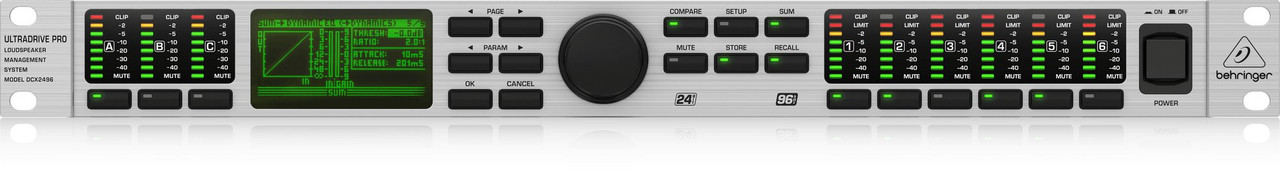 Behringer DCX2496 Loudspeaker Management Systems Behringer DCX2496 Loudspeaker Management Systems