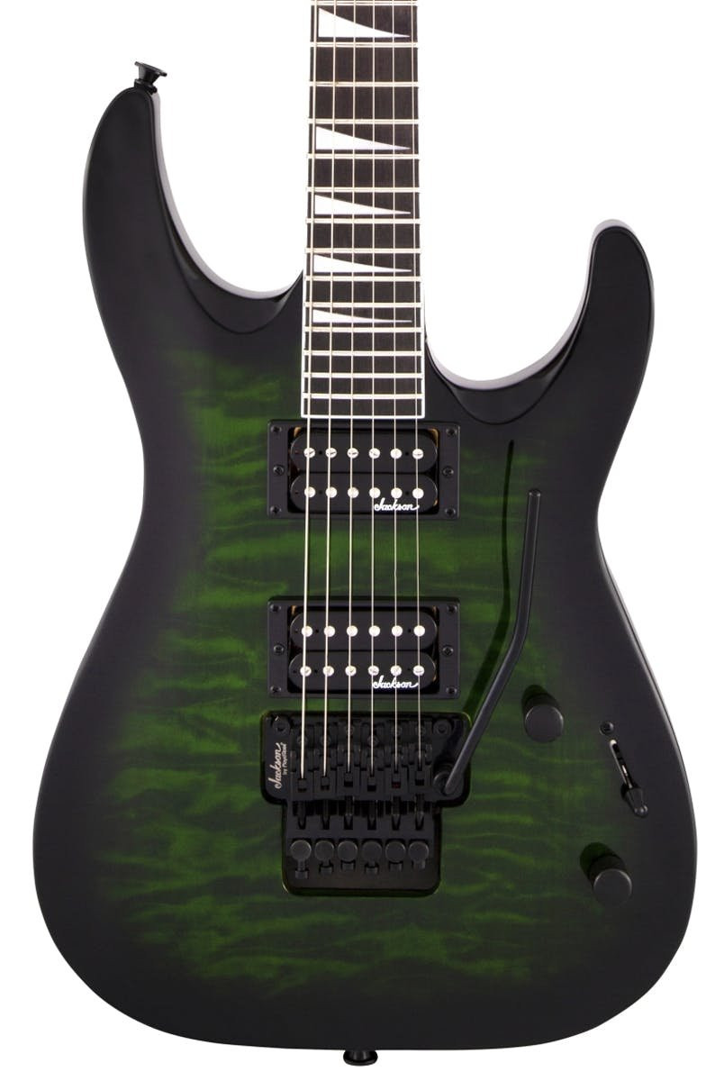 Jackson JS Series Dinky Arch Top JS32Q DKA In Transparent Green Burst Jackson JS Series Dinky Arch Top JS32Q DKA In Transparent Green Burst