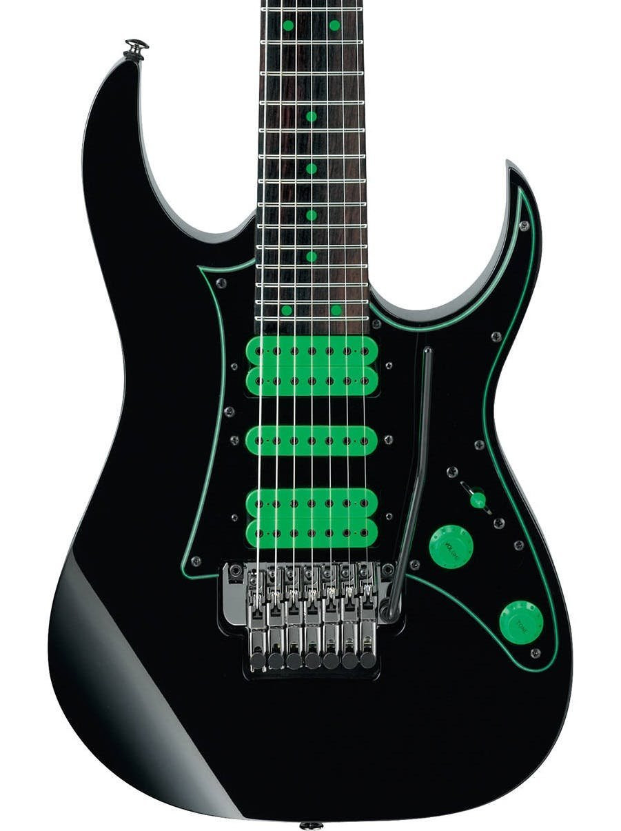Ibanez UV70P Steve Vai 7 String Electric Guitar in Black Ibanez UV70P Steve Vai 7 String Electric Guitar in Black