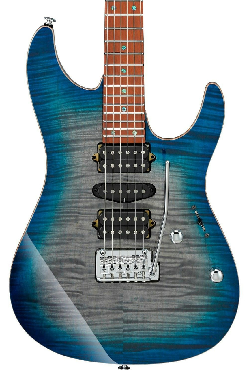 Ibanez AZ2204N-PBM Prestige Electric Guitar in Prussian Blue