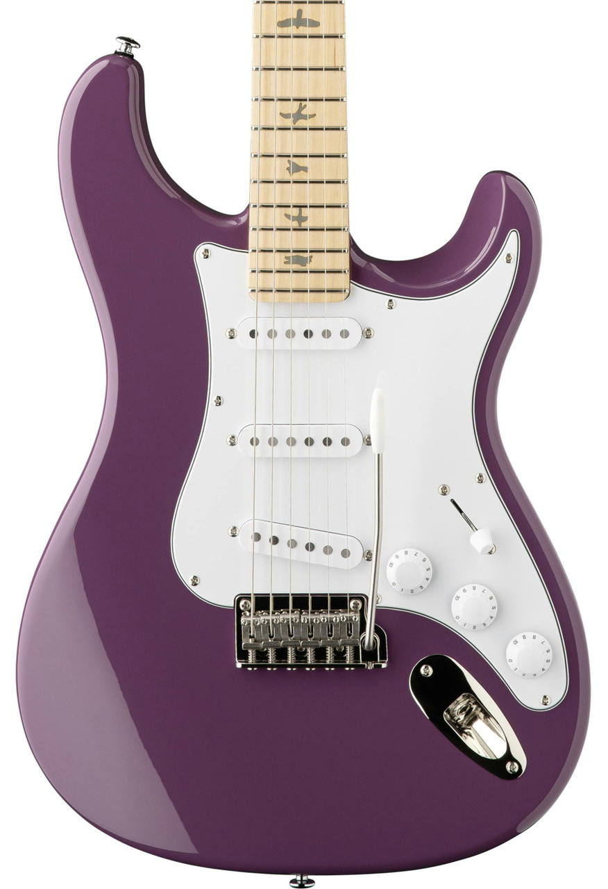 PRS John Mayer SE Silver Sky Maple Electric Guitar in Summit Purple PRS John Mayer SE Silver Sky Maple Electric Guitar in Summit Purple