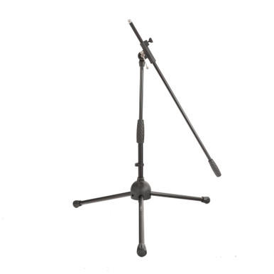 Quik Loc Microphone Stand - WI/993 Trombone Style Black Metal Stand