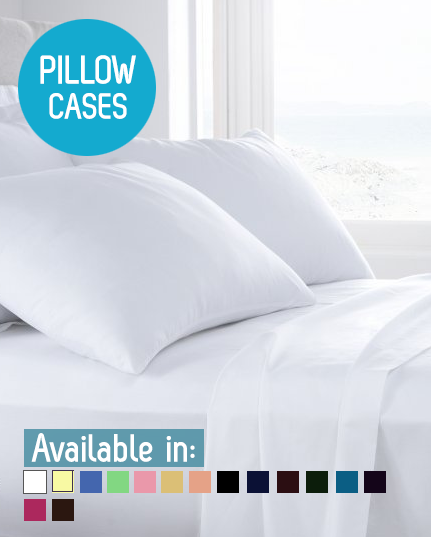 poly cotton pillowcases