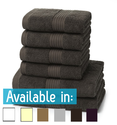 6 Piece 700GSM Towel Bale - 4 Hand Towels, 2 Bath Towels