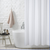 Classic Plain White Shower Curtain - Hookless