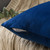 Navy Blue Velvet Cushion Covers with Included Cushion Inserts - 45x45 cm (4pc Set - 2 Cushion Inserts, 2 Cushion Covers)