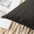 Black Waterproof Garden Cushion Covers with Included Cushion Inserts - 45x45 cm (4pc Set - 2 Cushion Inserts, 2 Cushion Covers)