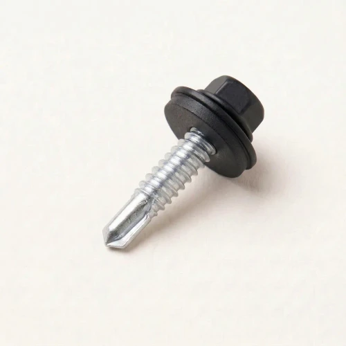 RoofingPro RS25 Roofing Screws - 25mm - RAL 9005 Jet Black are a hex head tek screw with integrated weatherseal EDPM washer powder coated.