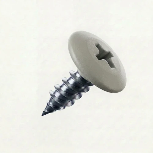 RAL 7038 Agate Grey - 13mm x 4.2mm Painted Wafer Head Self Tapping Screws - BZP Steel with a grey coloured screw head