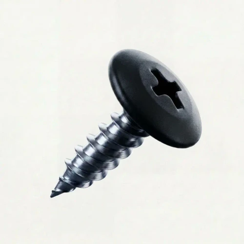 PanelPro™ HP19 Hoarding Screw - 19mm - RAL 9005 Jet Black low profile colour matched fixing for ACM and printed panels