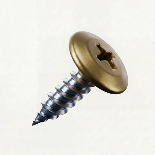 PanelPro 19mm x 4.2mm RAL 1036 Pearl Gold hoarding screw low profile wafer head for ACM and Dibond panels