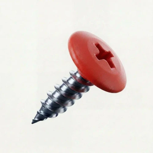 RAL 3020 Traffic Red PanelPro 19mm hoarding screw wafer head fixing for ACM Dibond and hoarding panels