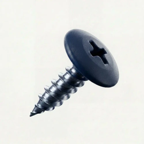 PanelPro 19mm x 4.2mm RAL 5004 Black Blue hoarding screw low profile wafer head for ACM and Dibond panels
