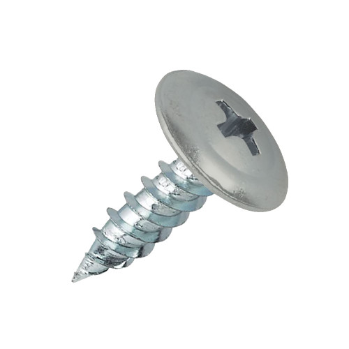 PanelPro 19mm wafer head hoarding screw in RAL 7035 Light Grey for ACM Dibond and printed hoarding panels