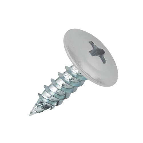 PanelPro hoarding screw 19mm x 4.2mm wafer head technical dimensions - RAL 7047 Telegrey