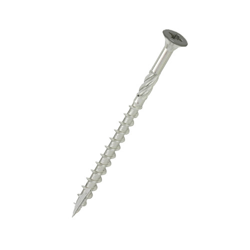 DeckingPro DS65 composite decking screw RAL 7009 Green Grey 65mm A2 stainless steel powder coated head