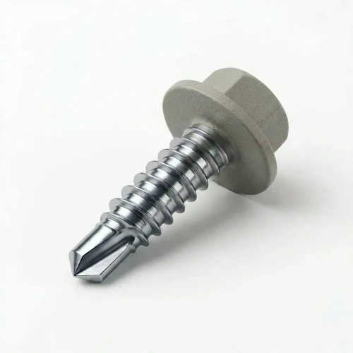 RAL 7032 Pebble Grey - 13mm x 4.2mm Coloured Hex Head Self Drilling Tek Bolts - BZP