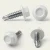 Different angles of the RAL 9010 Pure White - 13mm x 4.2mm Coloured Hex Head Self Drilling Tek Bolts - BZP