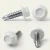 Different angles of the RAL 9016 Traffic White - 13mm x 4.2mm Coloured Hex Head Self Drilling Tek Bolts - BZP