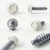 Different angles of the RAL 1013 Oyster White - 19mm x 4.2mm Coloured Hex Head Self Drilling Tek Bolts - BZP
