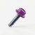 RAL 4006 Traffic Purple - 19mm x 4.2mm Coloured Hex Head Self Drilling Tek Bolts - BZP