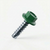RAL 6016 Turquoise Green - 19mm x 4.2mm Coloured Hex Head Self Drilling Tek Bolts - BZP