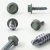 Different angles and shots of the RAL 7016 Anthracite Grey - 19mm x 4.2mm Coloured Hex Head Self Drilling Tek Bolts - BZP