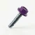 RAL 4007 Violet Purple - 25mm x 5.5mm Coloured Hex Head Self Drilling Tek Bolts - BZP