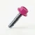 RAL 4010 Telemagenta - 25mm x 5.5mm Coloured Hex Head Self Drilling Tek Bolts - BZP