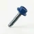 RAL 5003 Sapphire Blue - 25mm x 5.5mm Coloured Hex Head Self Drilling Tek Bolts - BZP