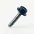 RAL 5004 Black Blue - 25mm x 5.5mm Coloured Hex Head Self Drilling Tek Bolts - BZP