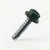 RAL 6012 Black Green - 25mm x 5.5mm Coloured Hex Head Self Drilling Tek Bolts - BZP