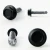 Different angles of the RAL 9005 Jet Black - 25mm x 5.5mm Coloured Hex Head Self Drilling Tek Bolt Screws