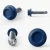 Technical details of the RAL 5004 Black Blue - 38mm x 5.5mm Coloured Hex Head Self Drilling Tek Bolts - BZP